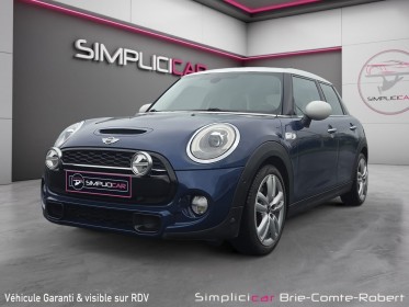 Mini hatch 5 portes cooper s 192 ch finition red hot chili- garantie 12 mois occasion simplicicar brie-comte-robert...