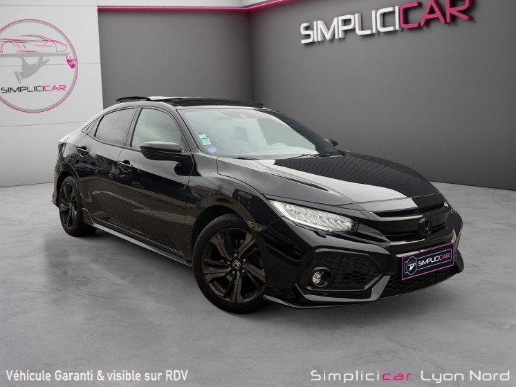 Honda civic 2018 1.5 i-vtec 182 sport plus/caméra de recul/toit panoramique/sièges chauffants/amortisseur...