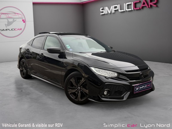 Honda civic 2018 1.5 i-vtec 182 sport plus/caméra de recul/toit panoramique/sièges chauffants/amortisseur...