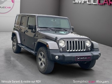 Jeep wrangler 2.8 crd 200 - 4x4 command trac unlimited bva sahara garantie 12 mois occasion simplicicar royan simplicicar...