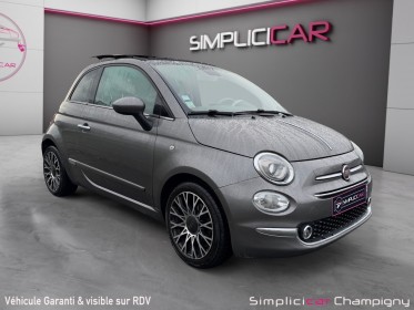 Fiat 500 my20 serie 7 euro 6d 1.2 69 ch lounge - toit ouvrant - cuir occasion champigny-sur-marne (94) simplicicar...