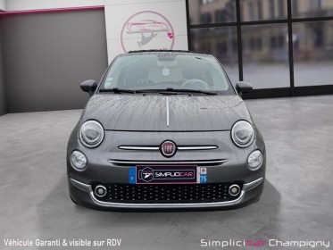 Fiat 500 my20 serie 7 euro 6d 1.2 69 ch lounge - toit ouvrant - cuir occasion champigny-sur-marne (94) simplicicar...