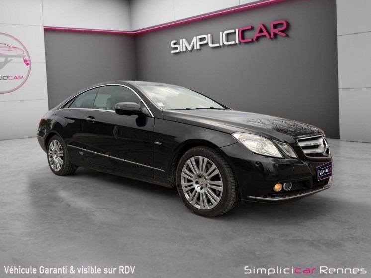 Mercedes classe e coupe 350 cdi blueefficiency executive a gps - radar av ar occasion simplicicar rennes simplicicar...