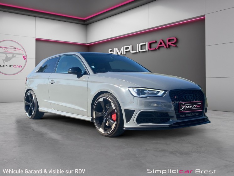 Audi s3 2.0 tfsi 300ch quattro pack rs - gris nardo - garantie 12 mois occasion simplicicar brest simplicicar simplicibike...
