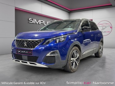 Peugeot 3008 2.0 bluehdi 150ch ss bvm6 gt line caméra carplay radar av ar garantie 12 mois occasion simplicicar narbonne...