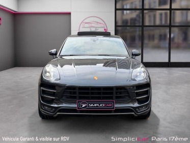 Porsche macan turbo 3.6 v6 400 ch pdk / entretien porsche / toit ouvrant / pack chrono occasion paris 17ème (75)(porte...