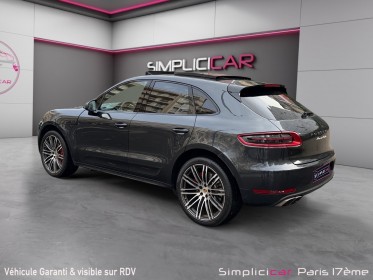 Porsche macan turbo 3.6 v6 400 ch pdk / entretien porsche / toit ouvrant / pack chrono occasion paris 17ème (75)(porte...