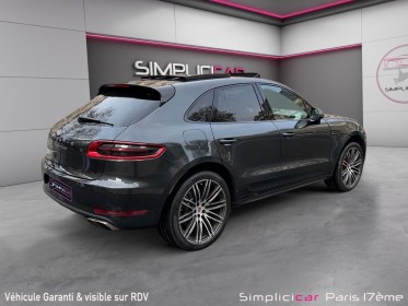 Porsche macan turbo 3.6 v6 400 ch pdk / entretien porsche / toit ouvrant / pack chrono occasion paris 17ème (75)(porte...