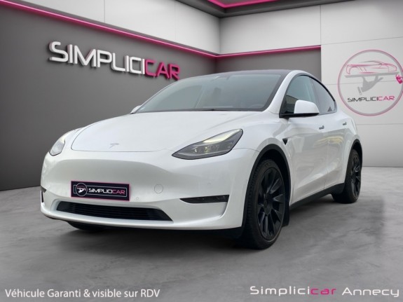 Tesla model y long range awd dual motor - fsd conduite autonome complet occasion simplicicar annecy simplicicar simplicibike...