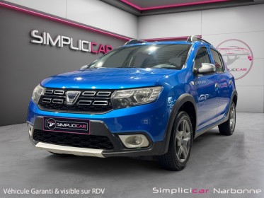 Dacia sandero tce 90 stepway radar ar clim garantie 12 mois occasion simplicicar narbonne simplicicar simplicibike france