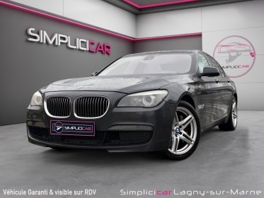 Bmw serie 7 f01/f02/f04 750i v8 xdrive pack sport m - carnet d'entretien complet bmw - camera 360 - suspension pneumatique...