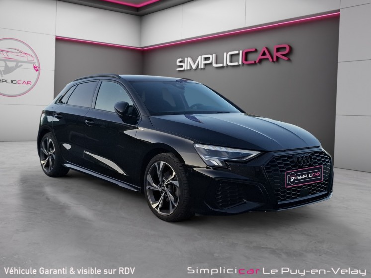 Audi a3 sportback 35 tfsi mild hybrid 150 s tronic 7 s line extérieur - design intérieur occasion simplicicar velay...