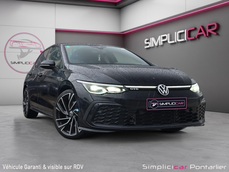 Volkswagen golf 2.0 tdi scr 200 dsg7 gtd garantie 12 mois occasion simplicicar pontarlier auto  simplicicar simplicibike france