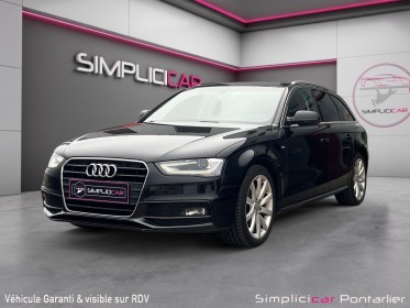 Audi a4 avant 2.0 tdi - 16v turbo s-line garantie 12mois minimum occasion simplicicar pontarlier auto  simplicicar...