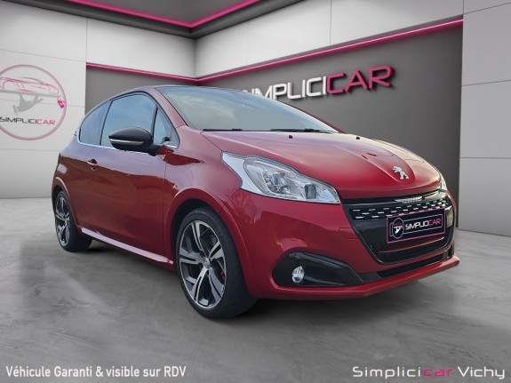 Peugeot 208 1.6 thp  208 ch ss bvm6 gti apple carplay révisée garantie 12 mois occasion simplicicar vichy simplicicar...