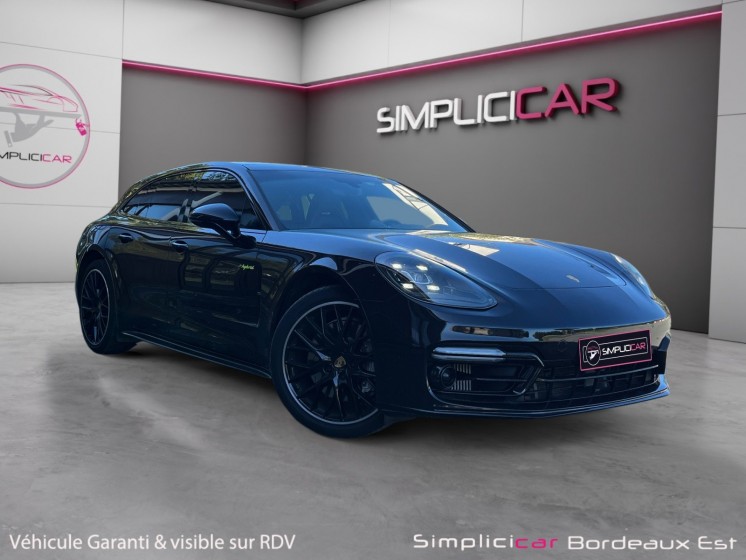 Porsche panamera 4 v6 3.0 462 pdk hybrid sport turismo pack chrono toit ouvrant suspensions pilotées garantie 12 mois...