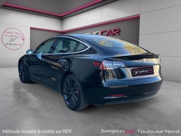 Tesla model 3 performance long range dual motor awd toit panoramique garantie constructeur 2028 occasion simplicicar toulouse...