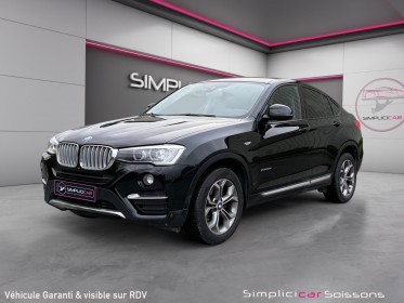 Bmw x4 f26 xdrive30d 258ch xline a - suivi bmw/affichage tète haute/caméra 360 - garantie 12 mois occasion simplicicar...