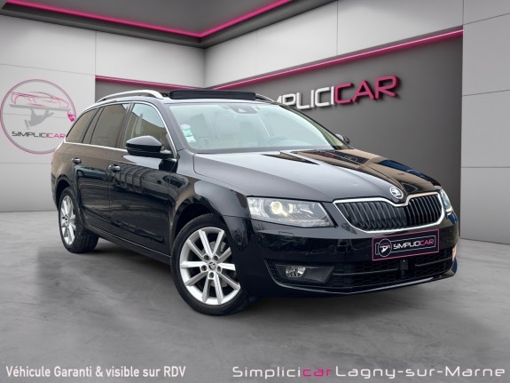 Skoda octavia combi 1.4 tsi 140 ch green tec elegance dsg7 - toit ouvrant panoramique - intérieur cuir - radars av/ar...