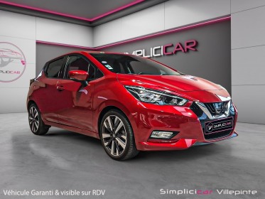 Nissan micra 2020 ig-t 92 tekna garantie 12 mois 1er main, entretien complet nissan, garantie nissan, angle mort, caméras......