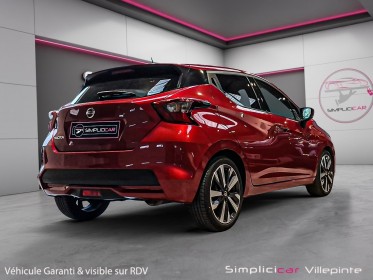Nissan micra 2020 ig-t 92 tekna garantie 12 mois 1er main, entretien complet nissan, garantie nissan, angle mort, caméras......
