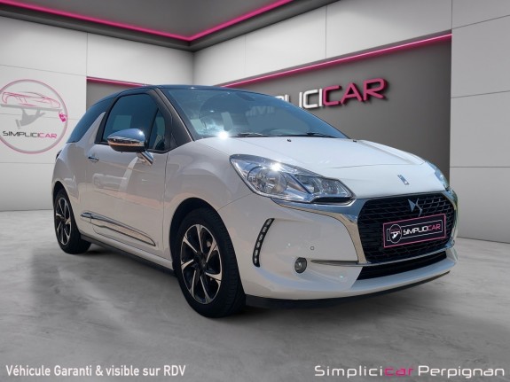 Ds ds 3 bluehdi 100 ss bvm5 connected chic / entretien complet / garantie 12 mois occasion simplicicar perpignan  simplicicar...
