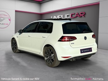 Volkswagen golf 7 1.4 tsi 204 hybride rechargeable dsg6 gte - toit ouvrant - régul adaptatif - carplay - garantie 12 mois...