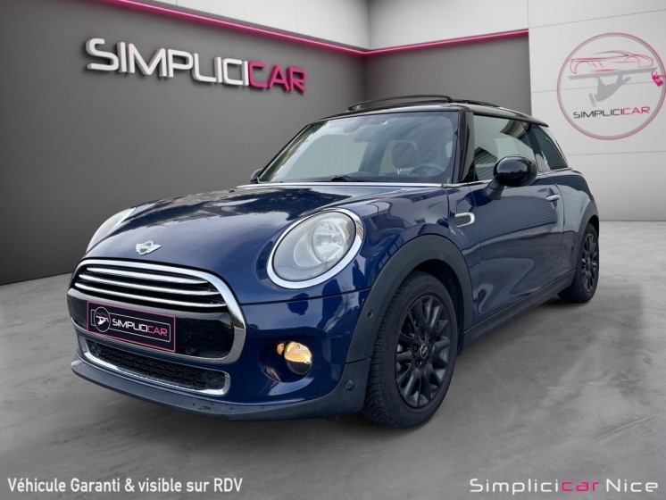 Mini hatch 3 portes f56 cooper 136  bva6 toit ouvrant occasion  simplicicar nice - pfvauto simplicicar simplicibike france