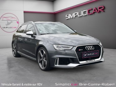 Audi rs3 sportback 2.5 tfsi 400 s tronic 7 quattro stage 1 500ch mtr siège sport rs toit ouvrant garantie 12 mois occasion...