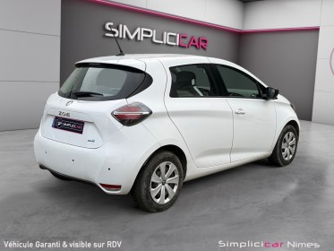 Renault zoe r110 life 52 kwh - radar de recul - carplay - batterie location - garantie 12 mois occasion simplicicar nimes -...