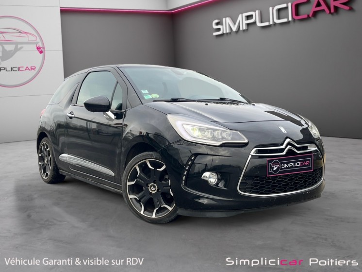 Citroen ds3 bluehdi 120 so irrésistible bluetooth climatisation gps garantie 12 mois occasion simplicicar poitiers...