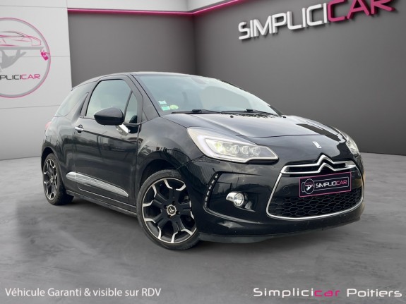 Citroen ds3 bluehdi 120 so irrésistible bluetooth climatisation gps garantie 12 mois occasion simplicicar poitiers...