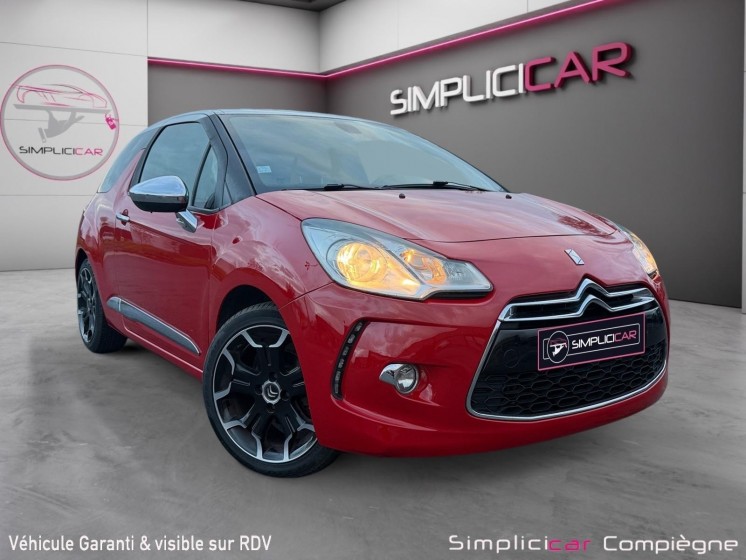 Citroen ds3 e-hdi 90 airdream so chic - distrib ok - gps - radar de recul occasion simplicicar compiegne simplicicar...