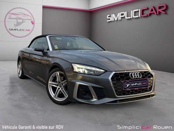 Audi a5 cabriolet 35 tdi 163 s tronic 7 s line occasion simplicicar rouen simplicicar simplicibike france