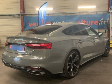 Audi a5 sportback s line 40 tdi 204ch s tronic 7 quattro - gris nardo - siege rs - bo - camera occasion simplicicar rennes...