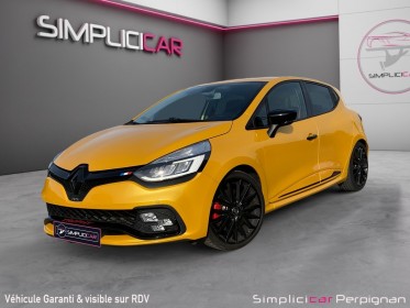 Renault clio iv 1.6 turbo 220 edc rs trophy - jaune sirius - rs monitor - bose - echappement sport akra - garantie 12 mois......