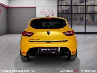 Renault clio iv 1.6 turbo 220 edc rs trophy - jaune sirius - rs monitor - bose - echappement sport akra - garantie 12 mois......