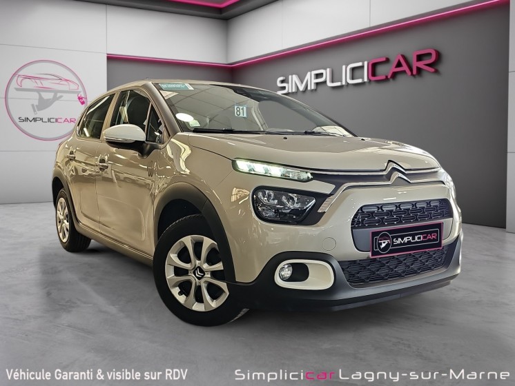 Citroen c3 1.2 puretech 83 ss bvm5 you! - tva recuperable - faible kilometrage occasion simplicicar lagny  simplicicar...