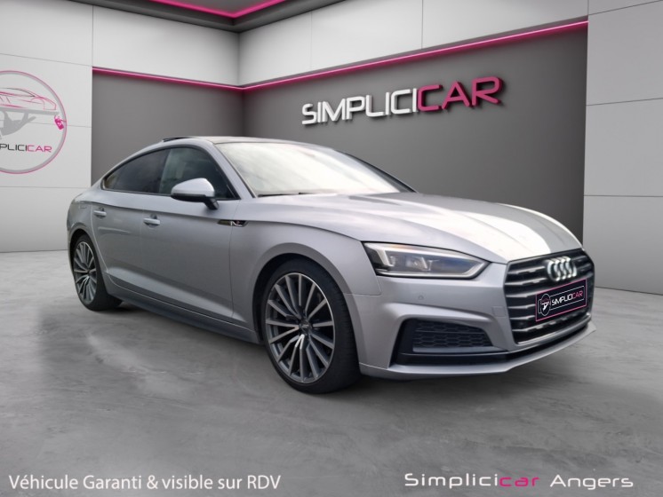 Audi a5 sportback 2.0 tdi ultra 190 s tronic 7 s line garantie 12 mois sièges chauffants occasion simplicicar angers...