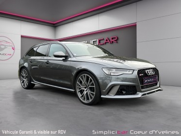 Audi rs6 avant performance v8 4.0 tfsi 605 quattro tiptronic 8 t.o/bose/camera/pack carbone/sieges chauffants... occasion...