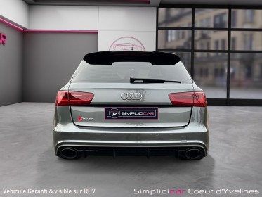 Audi rs6 avant performance v8 4.0 tfsi 605 quattro tiptronic 8 t.o/bose/camera/pack carbone/sieges chauffants... occasion...