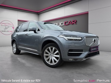 Volvo xc90 d5 awd 235 ch geartronic 5pl inscription sieges chauffants gps garantie 12 mois occasion simplicicar pertuis ...