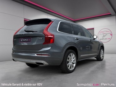 Volvo xc90 d5 awd 235 ch geartronic 5pl inscription sieges chauffants gps garantie 12 mois occasion simplicicar pertuis ...