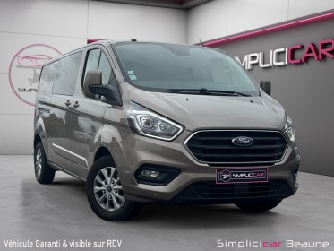 Ford transit custom cabine approfondie 300 l1h1 2.0 ecoblue 170 ss bva limited tva recuperable occasion simplicicar beaune...