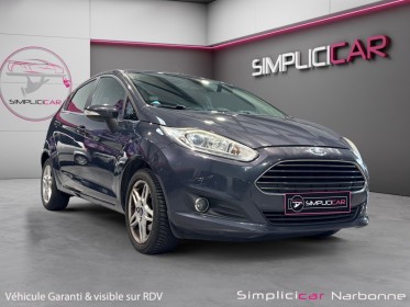 Ford fiesta 1.5 tdci 75 fap titanium radar ar clim garantie 12 mois occasion simplicicar narbonne simplicicar simplicibike...