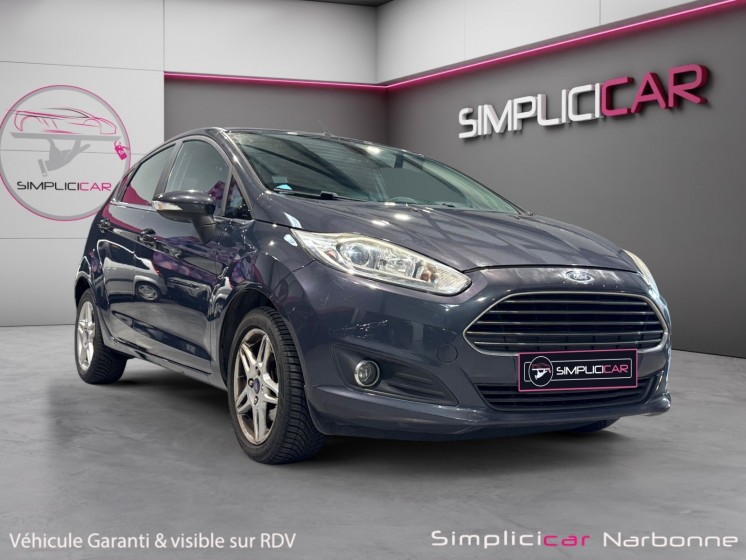 Ford fiesta 1.5 tdci 75 fap titanium radar ar clim garantie 12 mois occasion simplicicar narbonne simplicicar simplicibike...