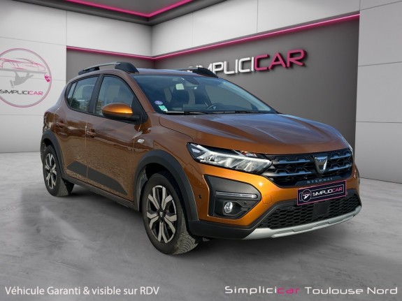 Dacia sandero eco-g 100 - 22 stepway confort garantie 12 mois apple carplay android auto occasion simplicicar toulouse nord...