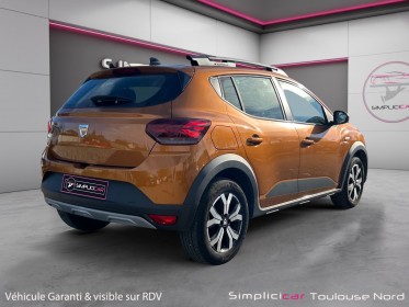 Dacia sandero eco-g 100 - 22 stepway confort garantie 12 mois apple carplay android auto occasion simplicicar toulouse nord...