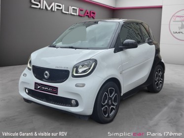 Smart fortwo coupe 82 ch electrique ba1 prime occasion paris 17ème (75)(porte maillot) simplicicar simplicibike france