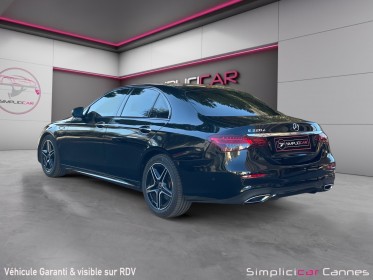 Mercedes classe e 220 d 9g-tronic amg line occasion cannes (06) simplicicar simplicibike france